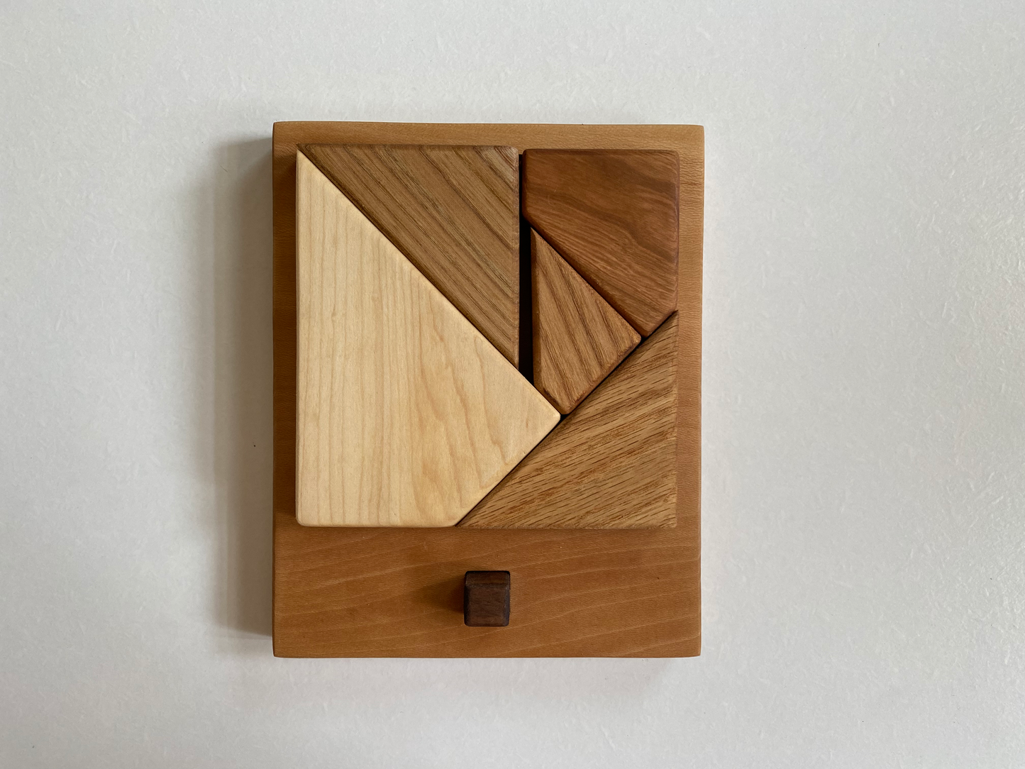 Handcrafted Square Plus Block Puzzle | Wood Strategy Board Game | Brain challenge | Wood gift | Brain Teaser