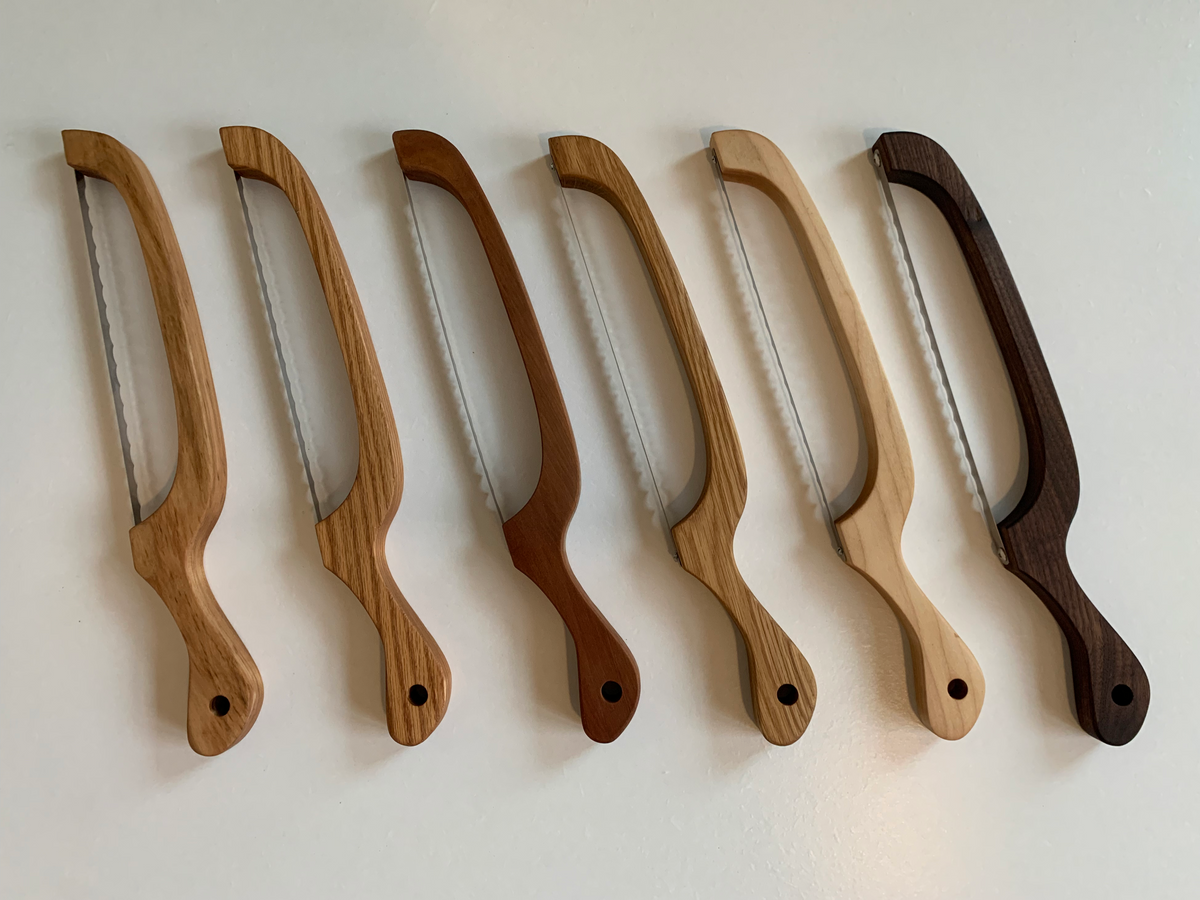 Wood Bread Bow Knife | Sourdough cutter | Bagel cutter | Gift for her | Kitchen tool | Bread cutter | Baguette cutter