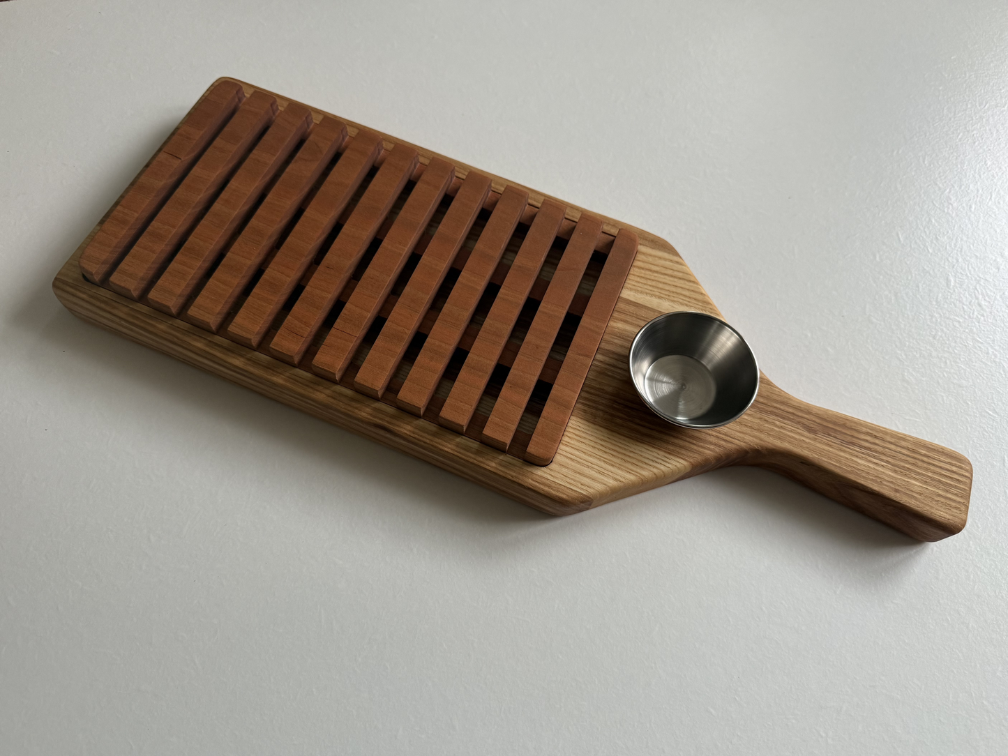 Bread Crumb Catching Cutting Board | Handmade Hardwood Bread Crumb Catcher | Bakery  | Kitchen must-have | New Year Gift
