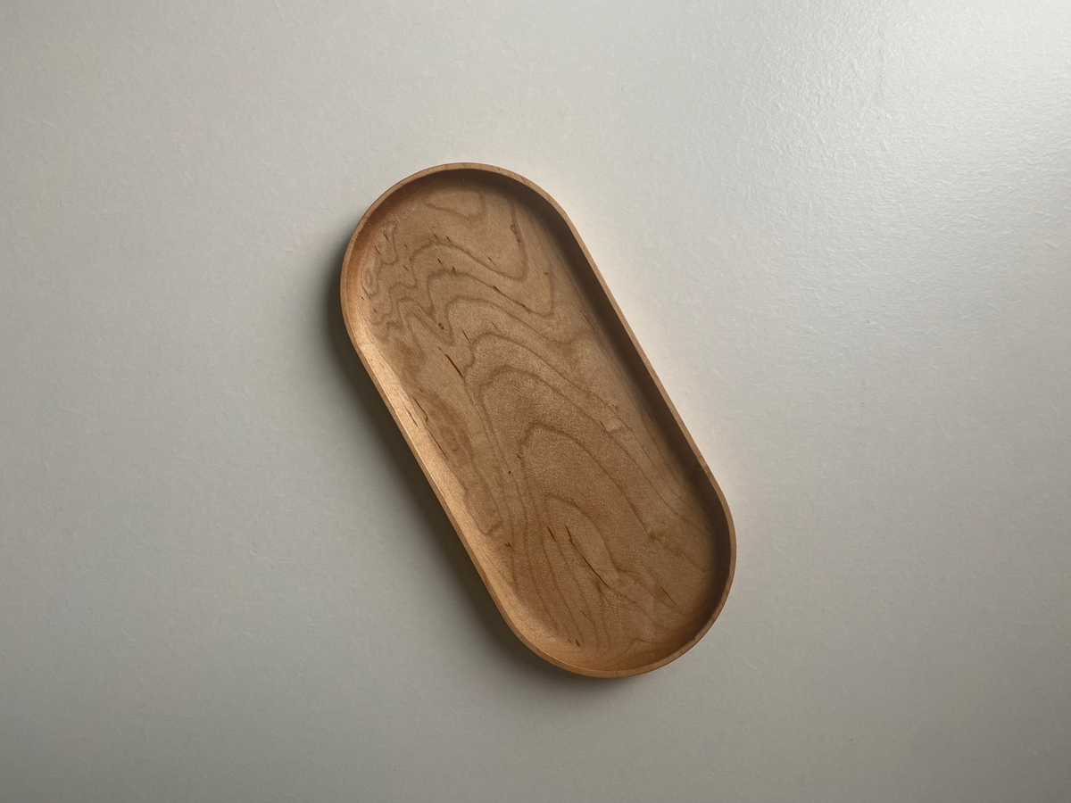 Hardwood Oval Tray | Wooden decorative Valet Tray | Jewelry tray | Vanity tray | Entryway | Countertop |  Oval Catchall tray