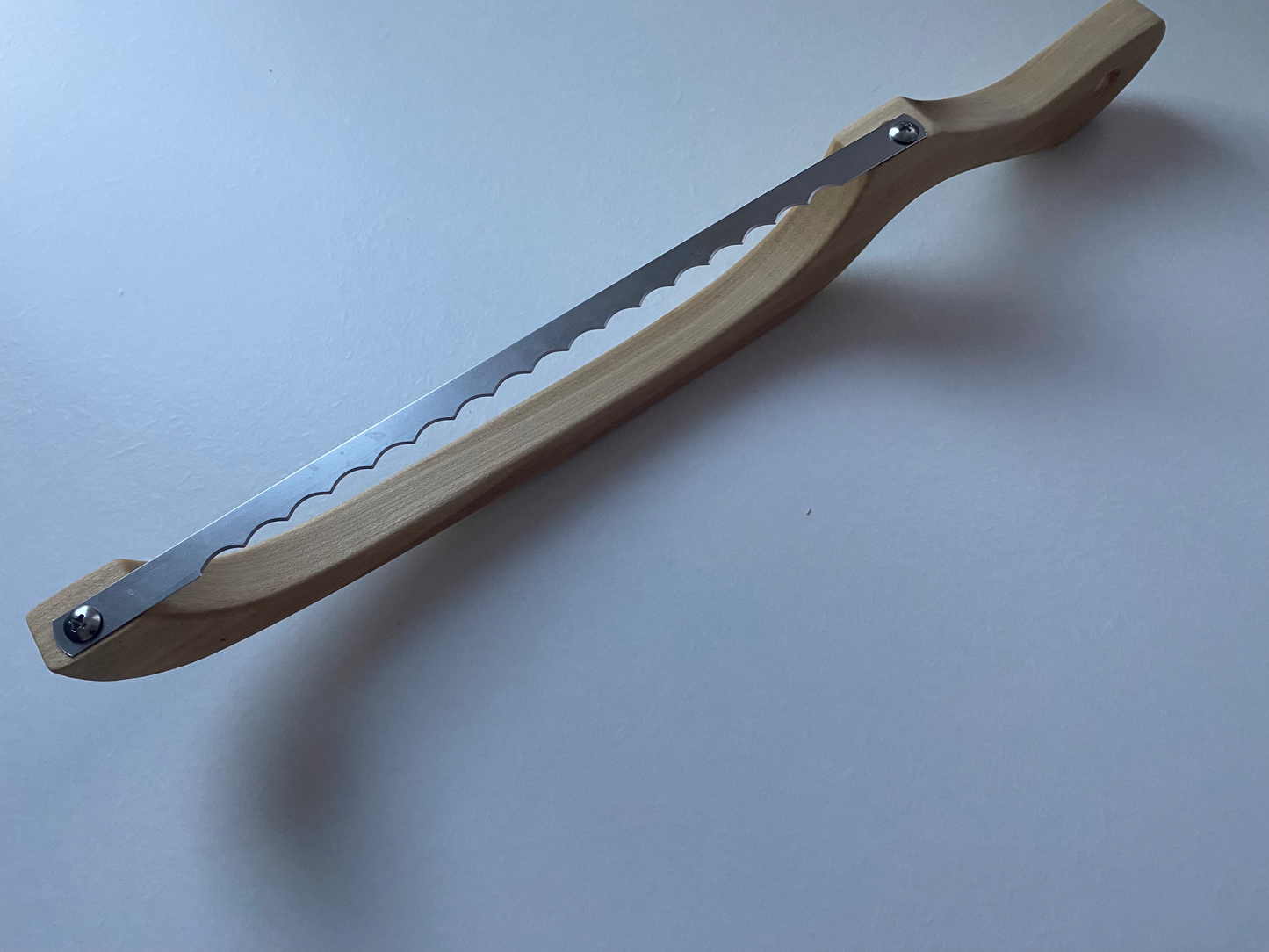 Set of 100 Bread Bow Knife Blades | Stainless Steel Replacement Blade | Bread Blade with Screws for Cake Homemade Bread Cutting Wooden Bread Knife | 10.8 Inches