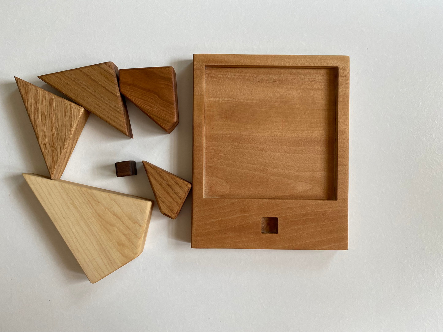 Handcrafted Square Plus Block Puzzle | Wood Strategy Board Game | Brain challenge | Wood gift | Brain Teaser