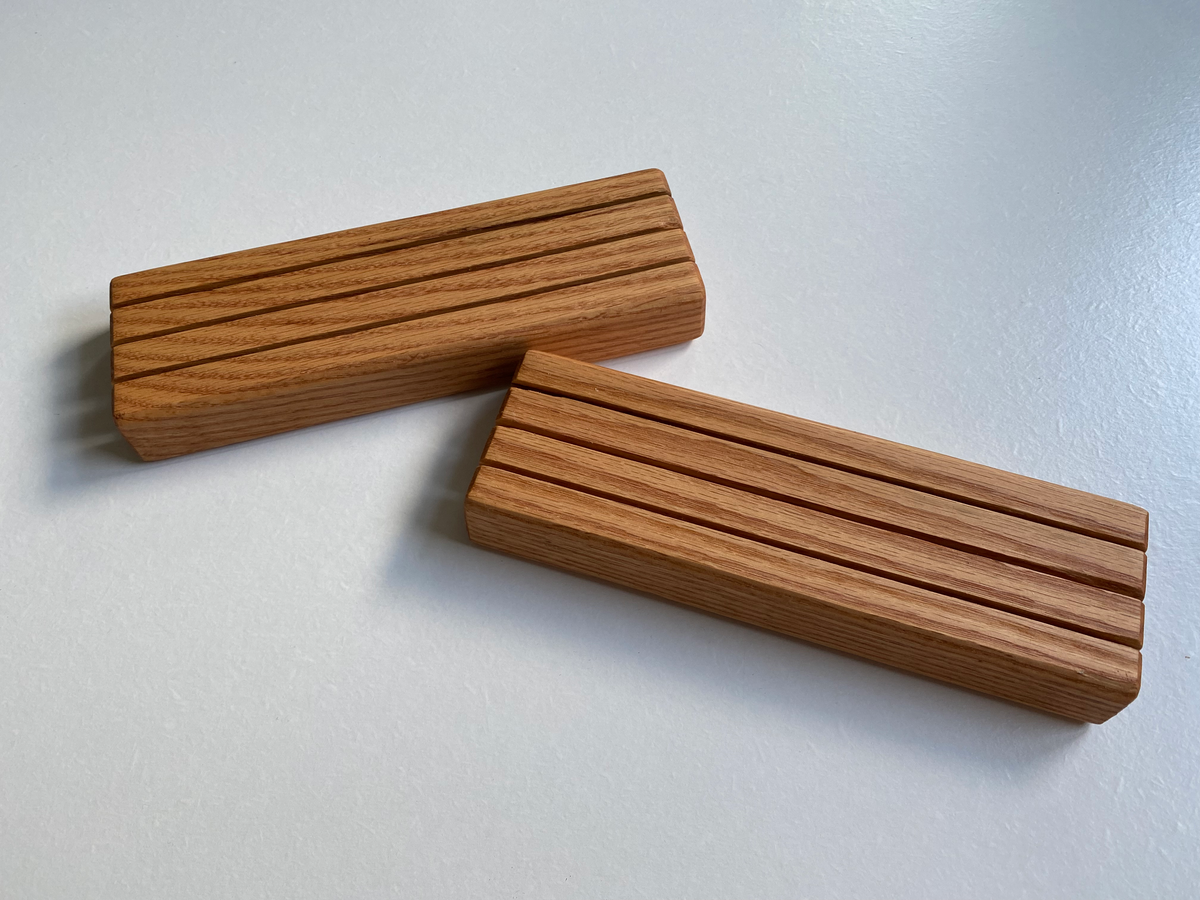 Wood Playing card holder | Oak playing card holder | Wooden card Holder gift