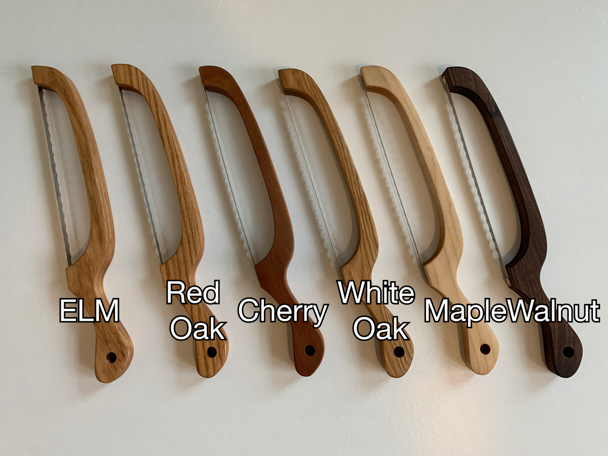 Wood Bread Bow Knife | Sourdough cutter | Bagel cutter | Gift for her | Kitchen tool | Bread cutter | Baguette cutter